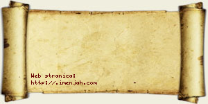 Miljana Beljić vizit kartica